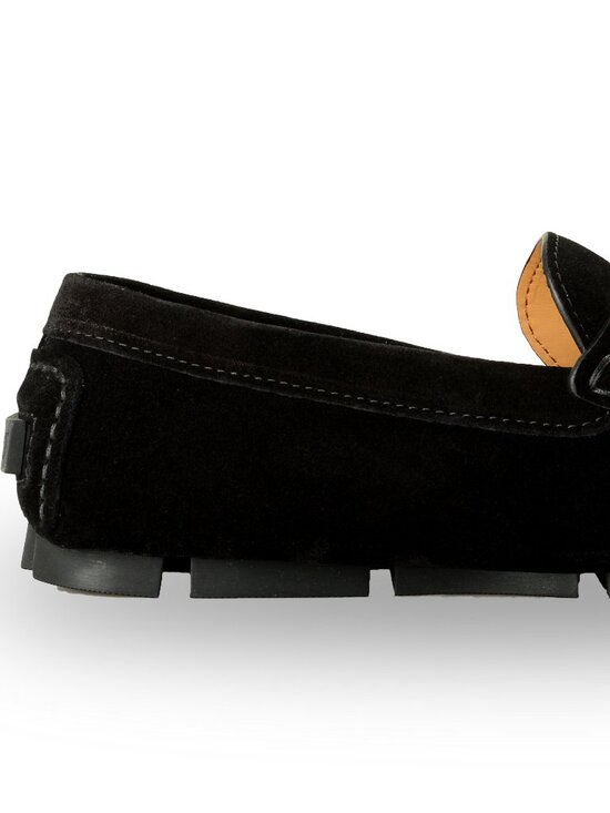 Versace Men\'s 100%Suede Leather Medusa Driver Loafers Shoes US 7 IT 40